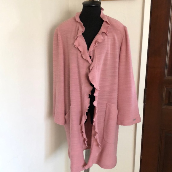 Vintage Chanel tweed long blazer